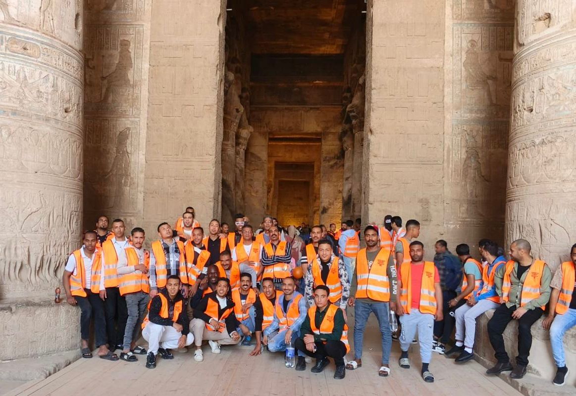 رحلة للمتعافين  من تعاطى المواد المخدرة   إلى معبد دندرة  