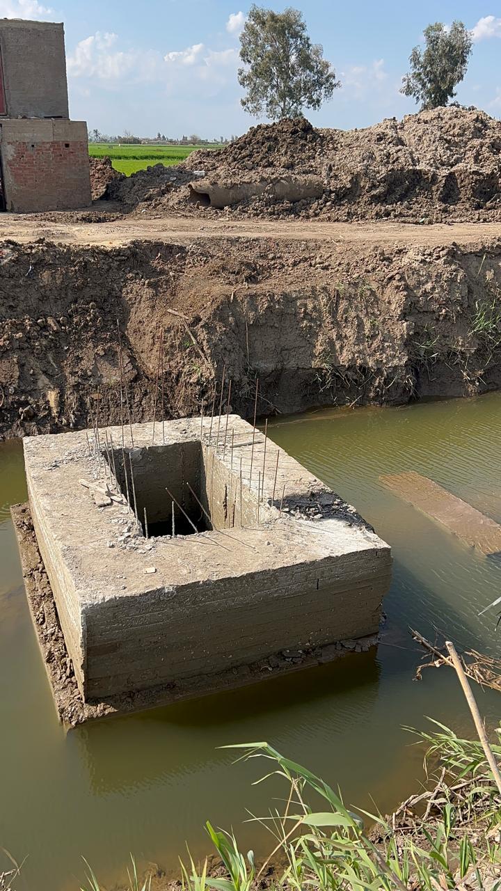 غرفة خرسانية لربط المواسير