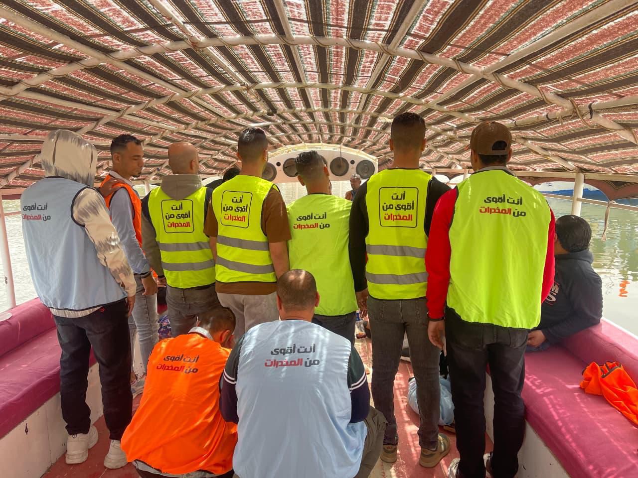 رحلة للمتعافين  من تعاطى المواد المخدرة   إلى معبد دندرة  