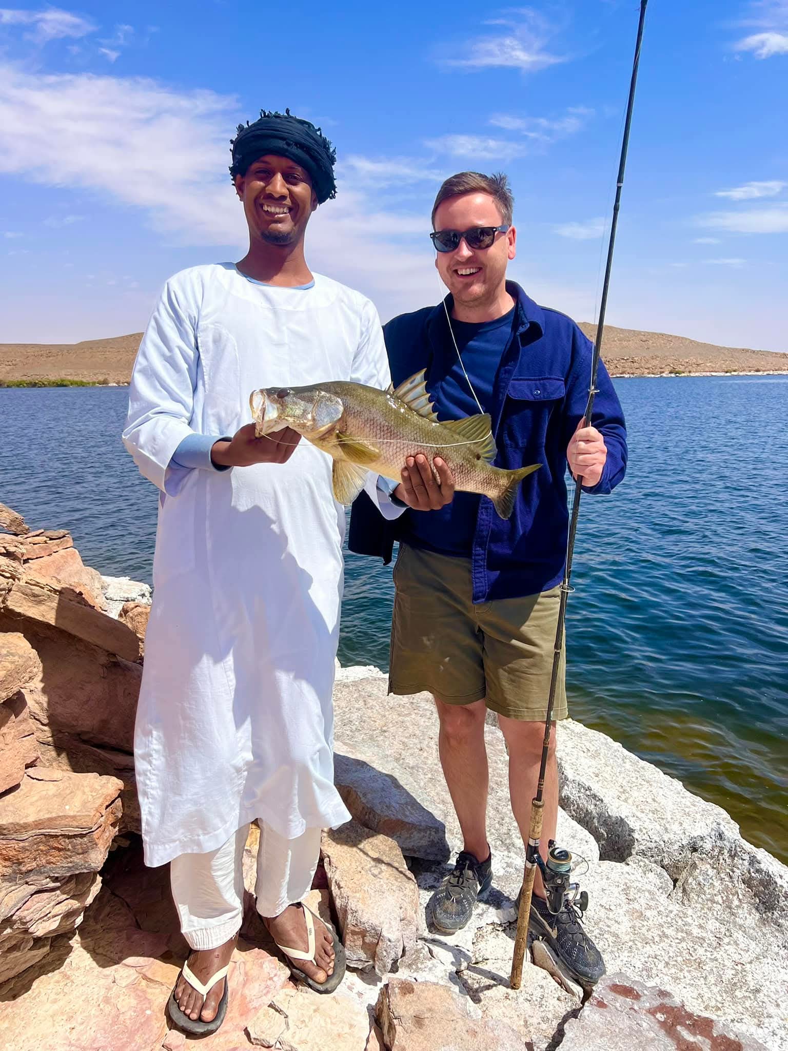 تجربة صيد الأسماك 