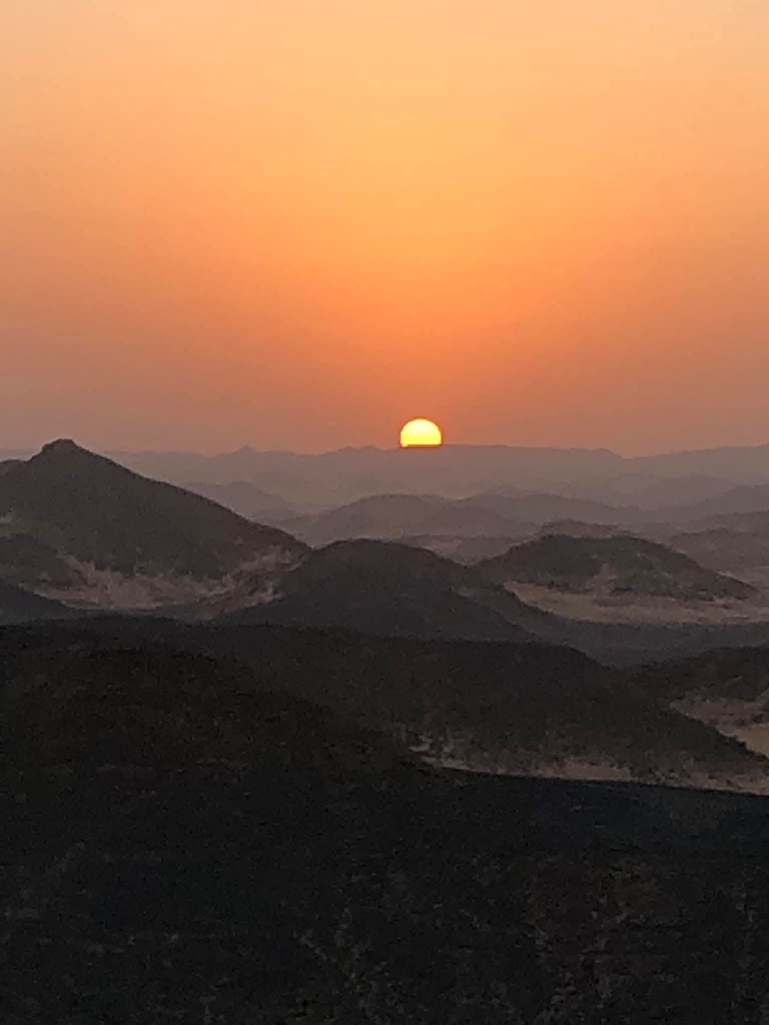 لحظات الغروب