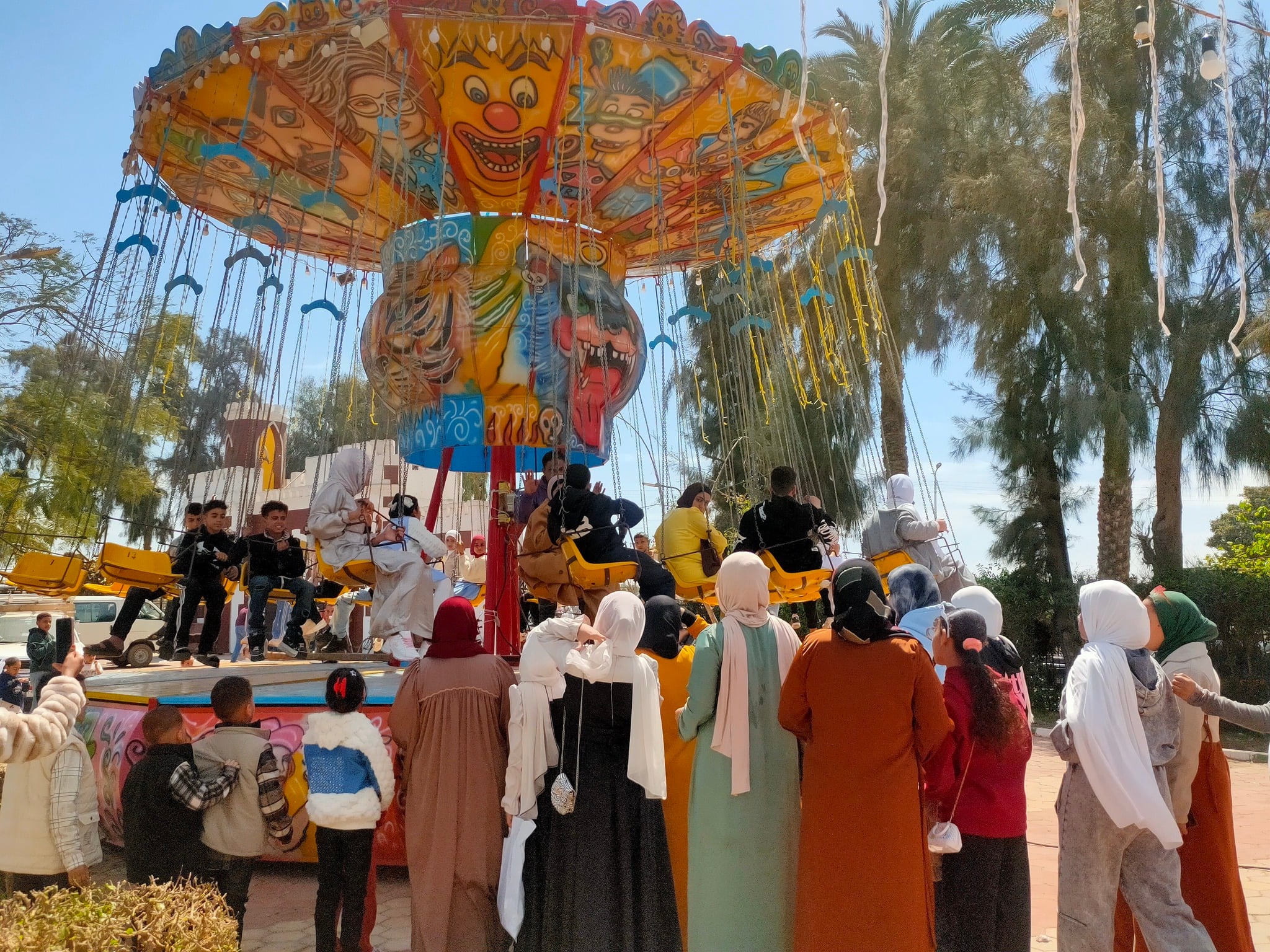 منطقة الملاهي بالحدائق