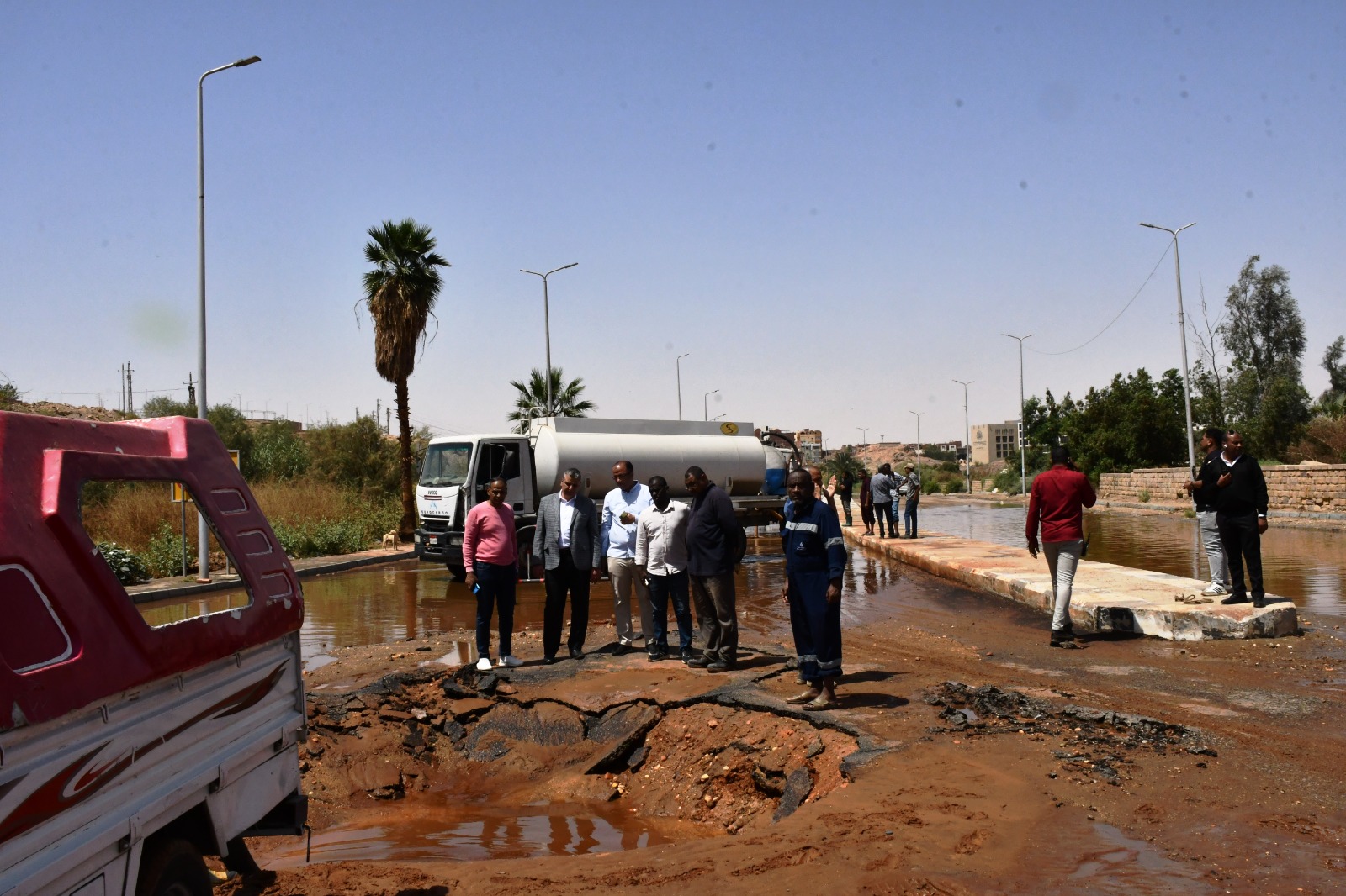 تدخل فرق الصيانة تدخل فرق الصيانة