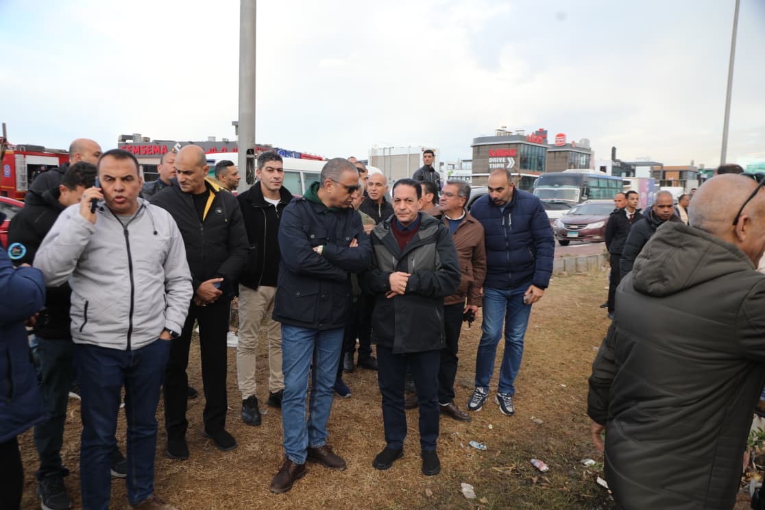 جانب من جولة محافظ الجيزة جانب من جولة محافظ الجيزة