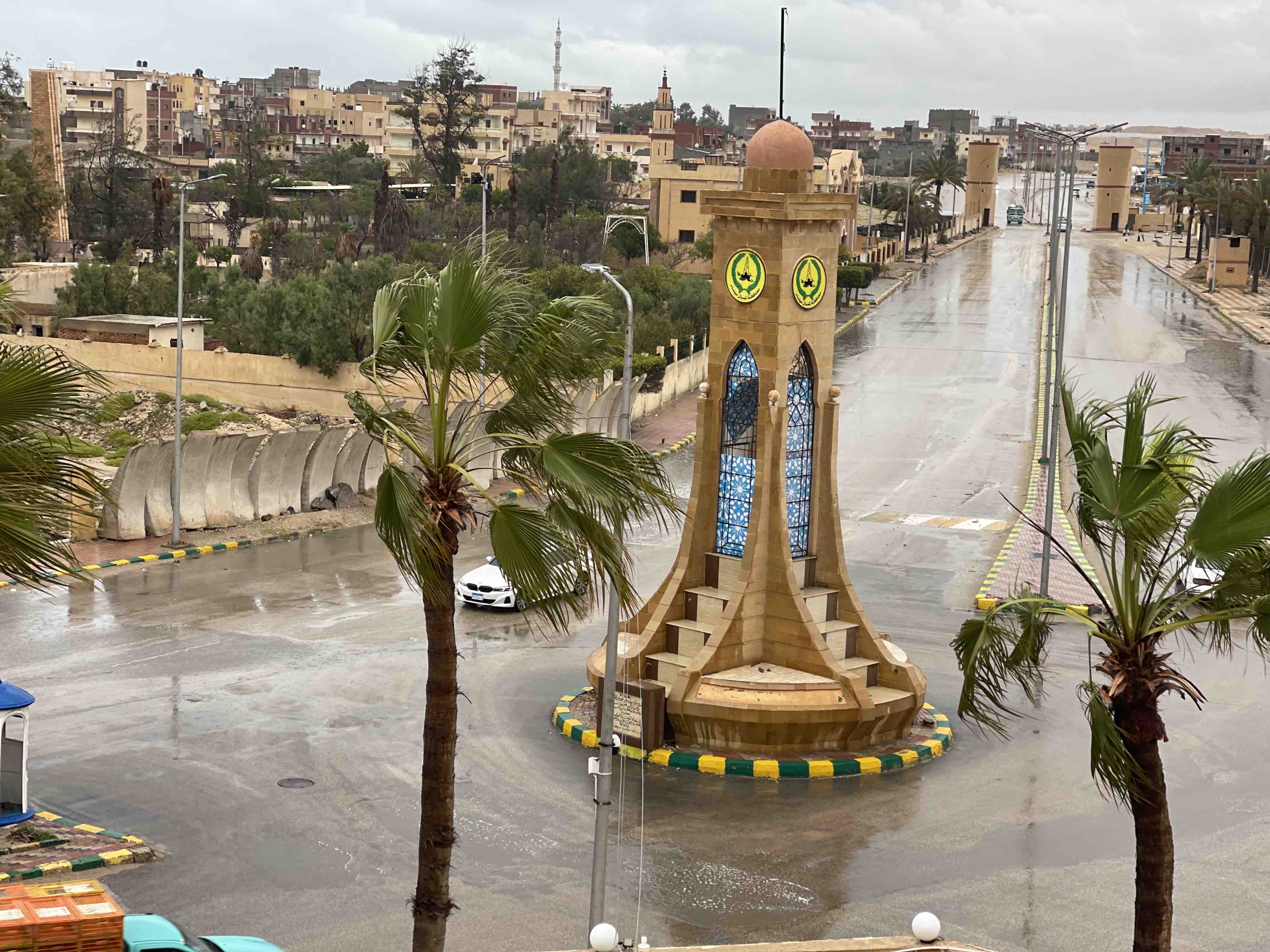 أمطار غزيرة علي العريش