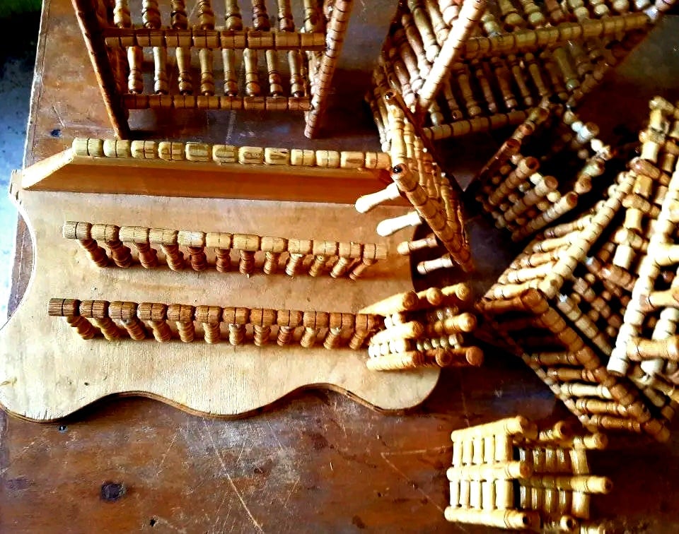 ديكورات من جريد النخيل