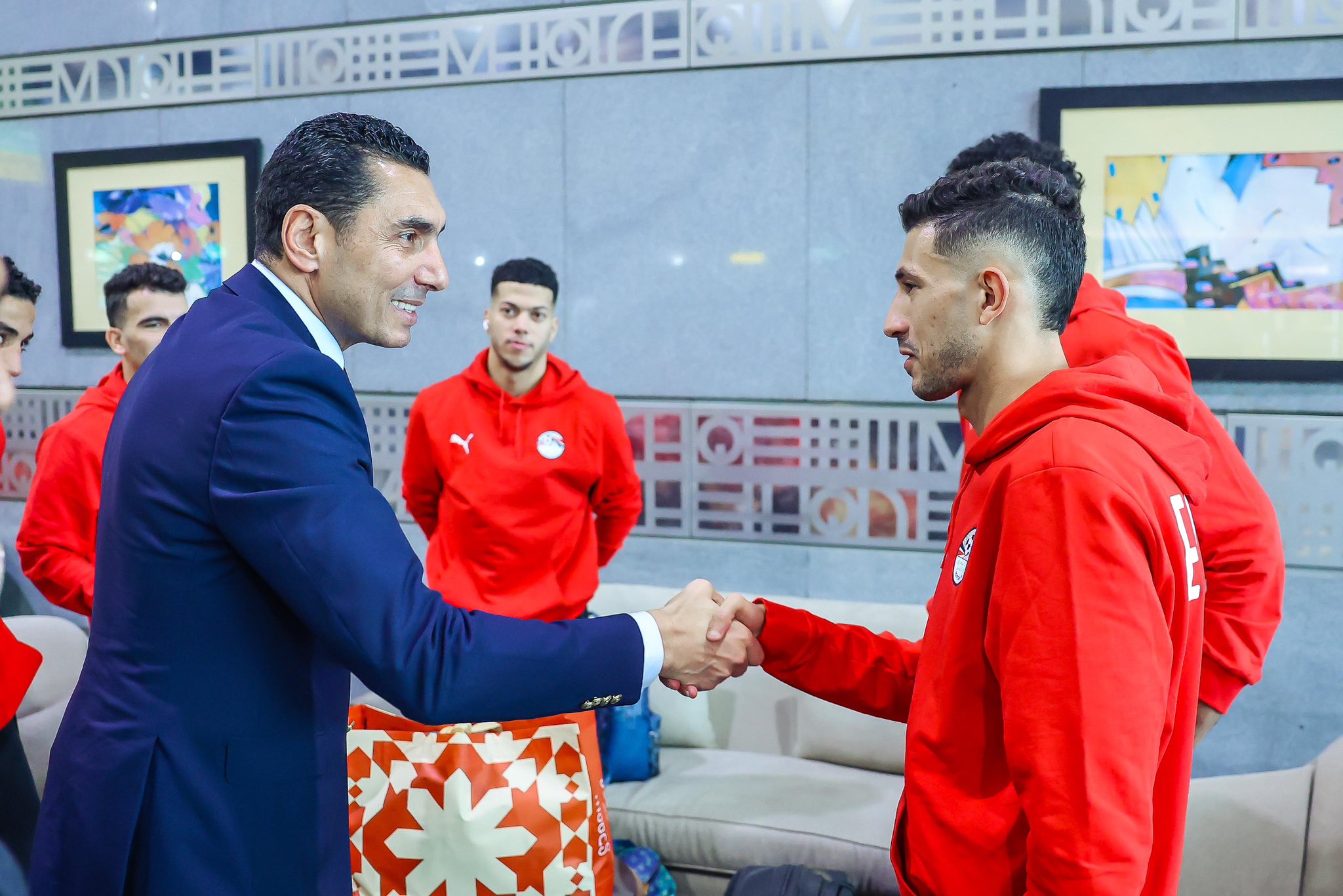 وزير الرياضة وأحمد فتوح