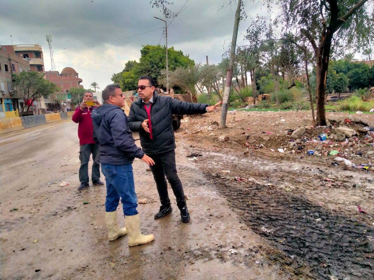 تواجد رئيس مدينة البدرشين