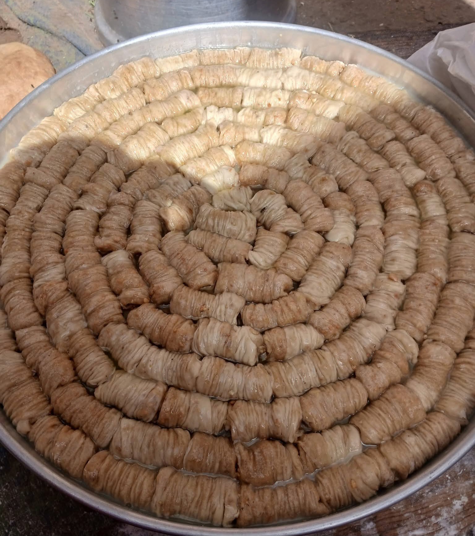 تجهيز صينية رقبة العجوزة تجهيز صينية رقبة العجوزة