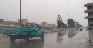 أمطار غزيرة تغرق الطرق بالقليوبية أمطار غزيرة تغرق الطرق بالقليوبية