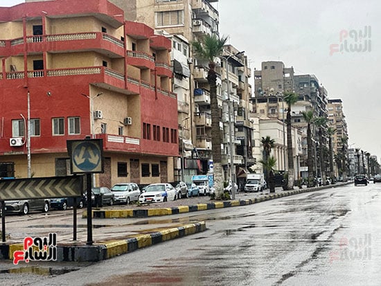 شوارع-بورسعيد-متاثرة-بالامطار