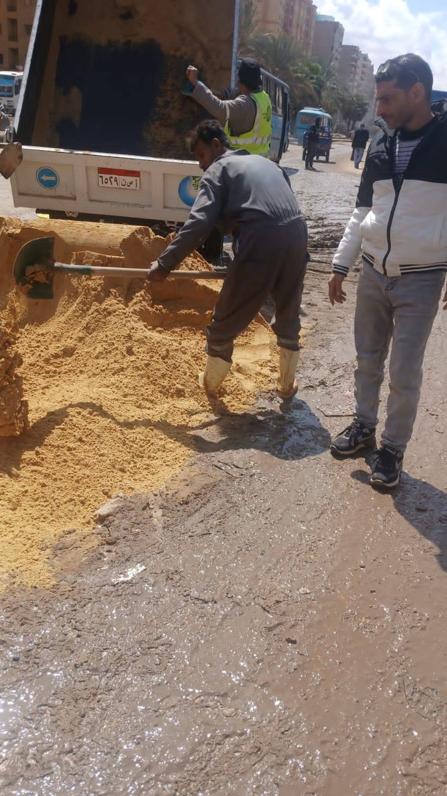 معالجة الهبوط الأرضي