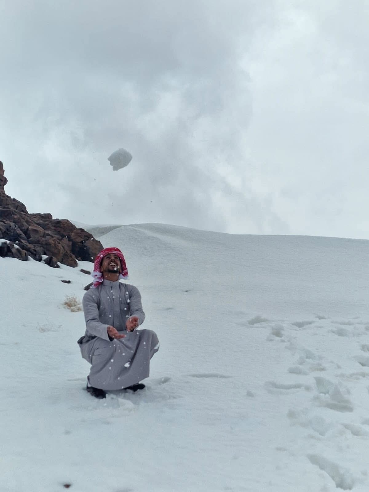 الثلوج بسانت كاترين