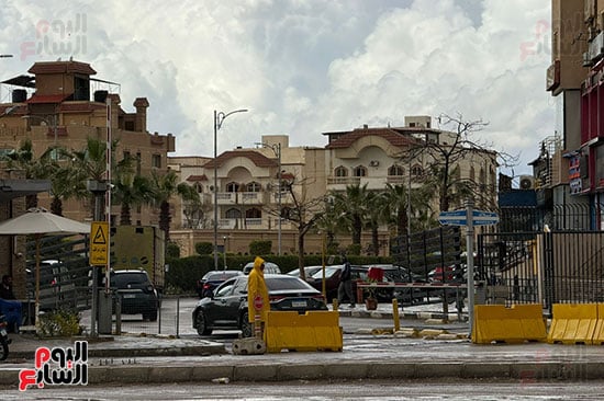 الشوارع بعد امطار الامس
