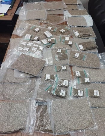 رجال الجمارك بمطار القاهرة ضبط الكمية من المخدرات (4)