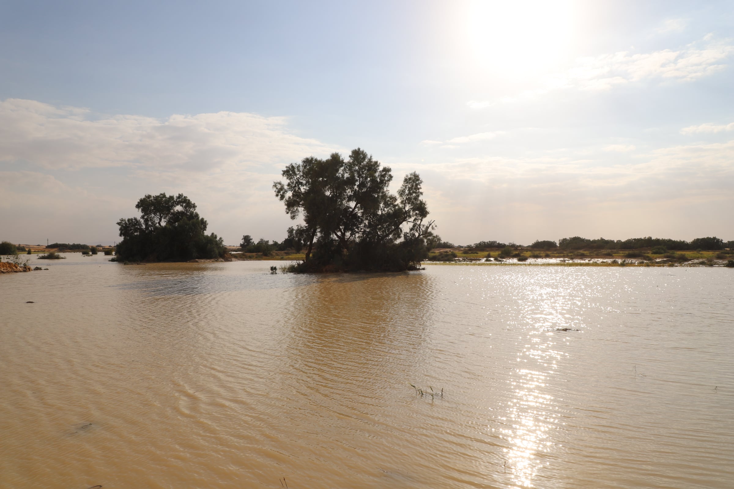 السيول اليوم جنوب رفح 