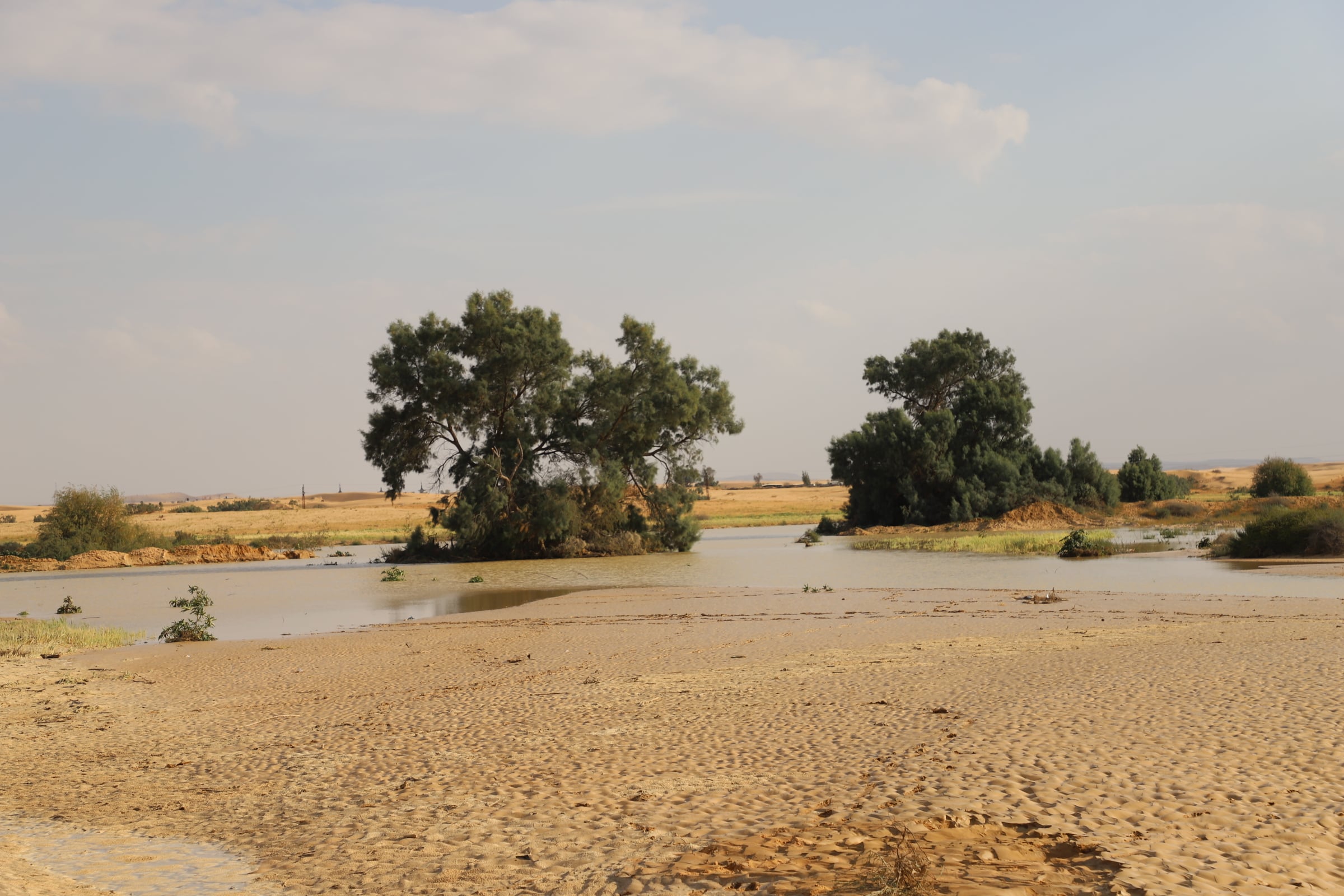 آثار السيول 