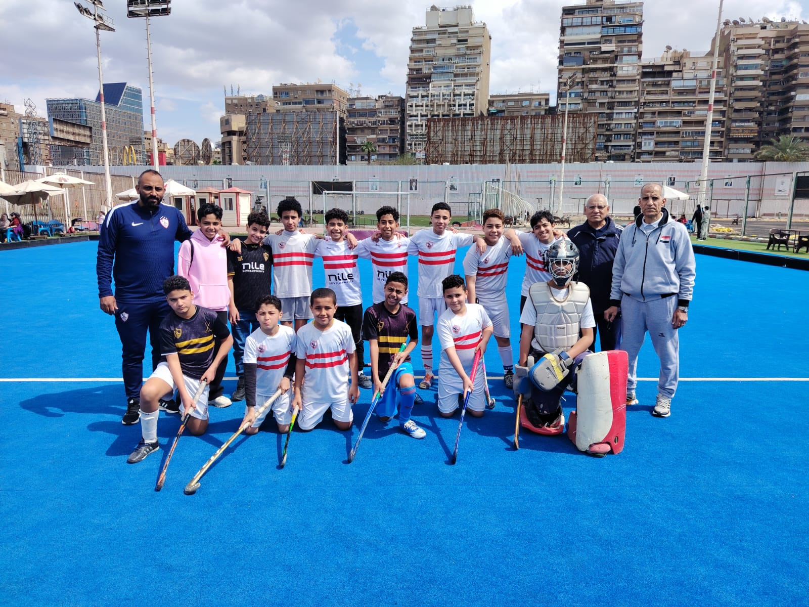 ناشئو الزمالك للهوكي