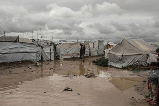 مياه الأمطار تجاصر الخيام مياه الأمطار تجاصر الخيام