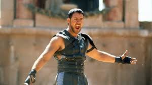 مشهد من فيلم المصارع