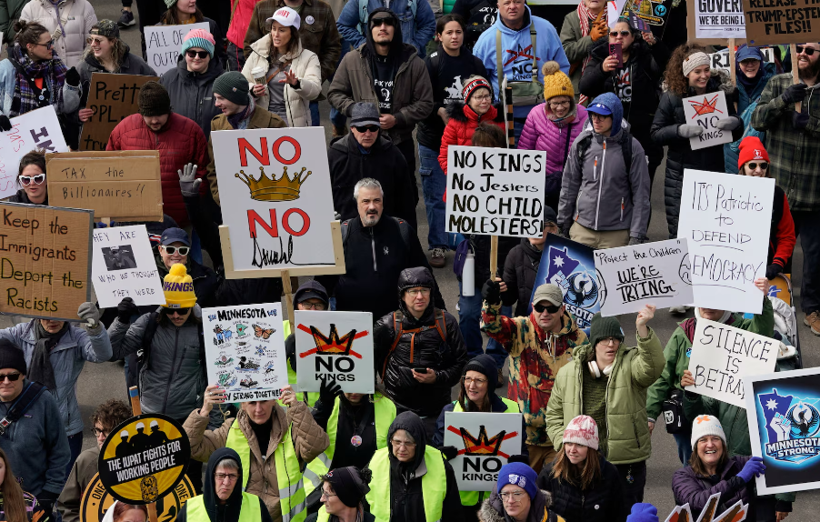 المظاهرات في أمريكا