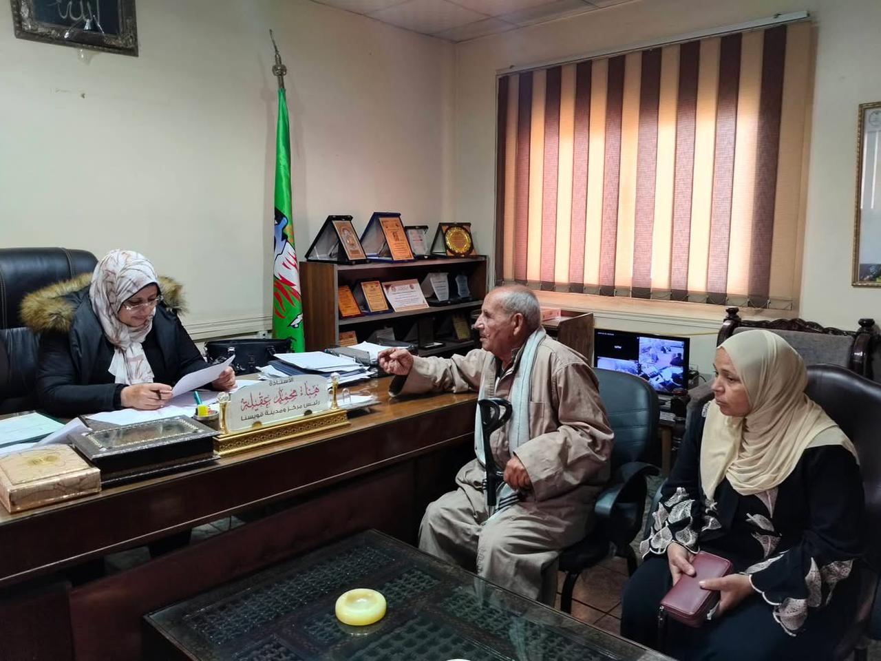 رئيس مدينة قويسنا تواصل لقاءها الجماهيرى