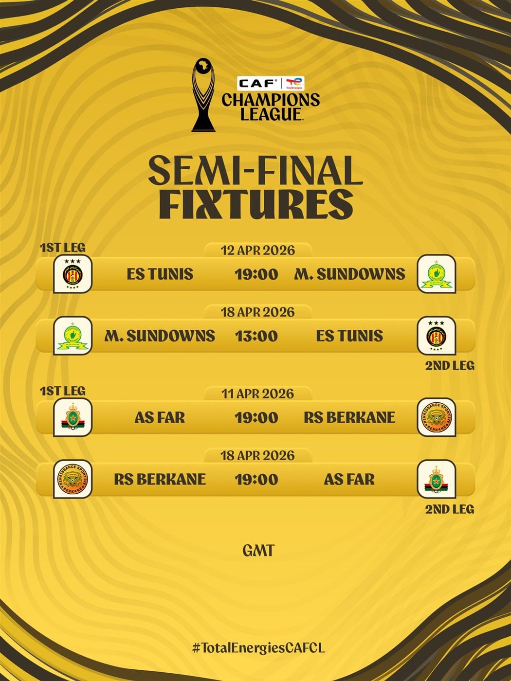 مواعيد نصف النهائي