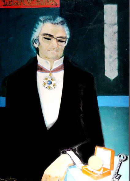 إحدى لوحات سيف وانلي