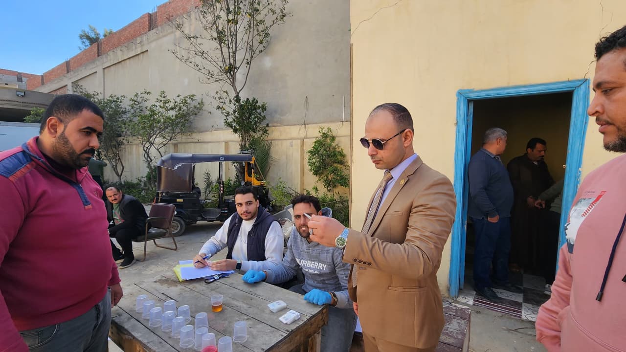 حملة مرورية لتحليل المواد المخدرة