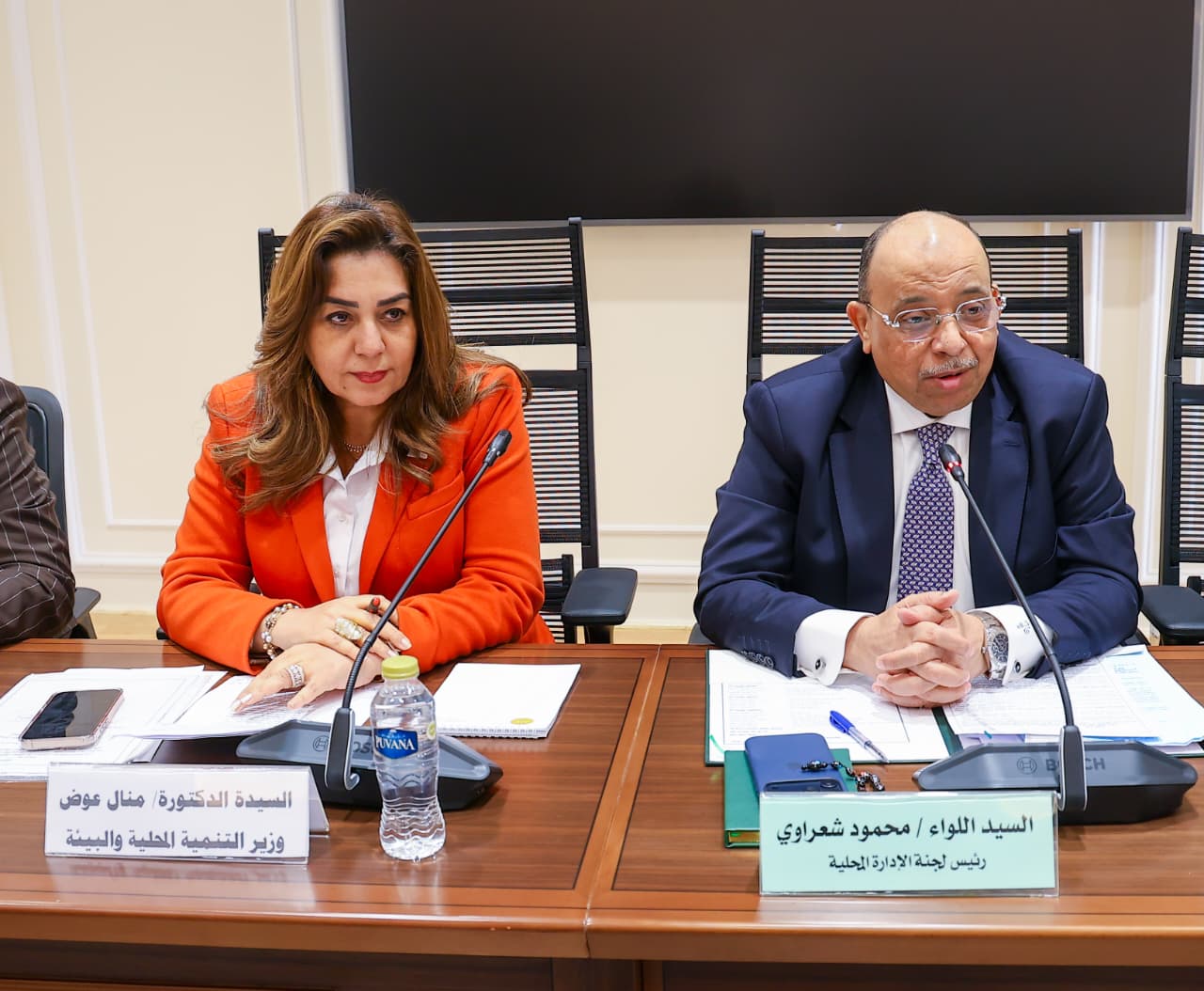 لقاء وزيرة التنمية المحلية