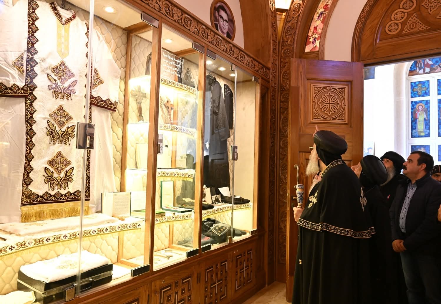 زيارة البابا لدير القديس مكاريوس السكندري