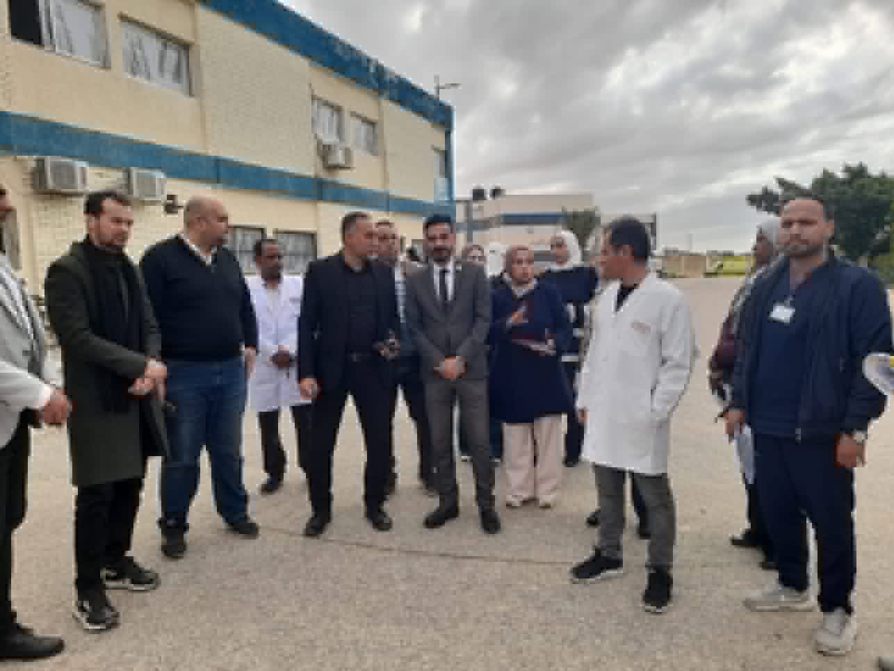 تفقد مستشفيات رفح 