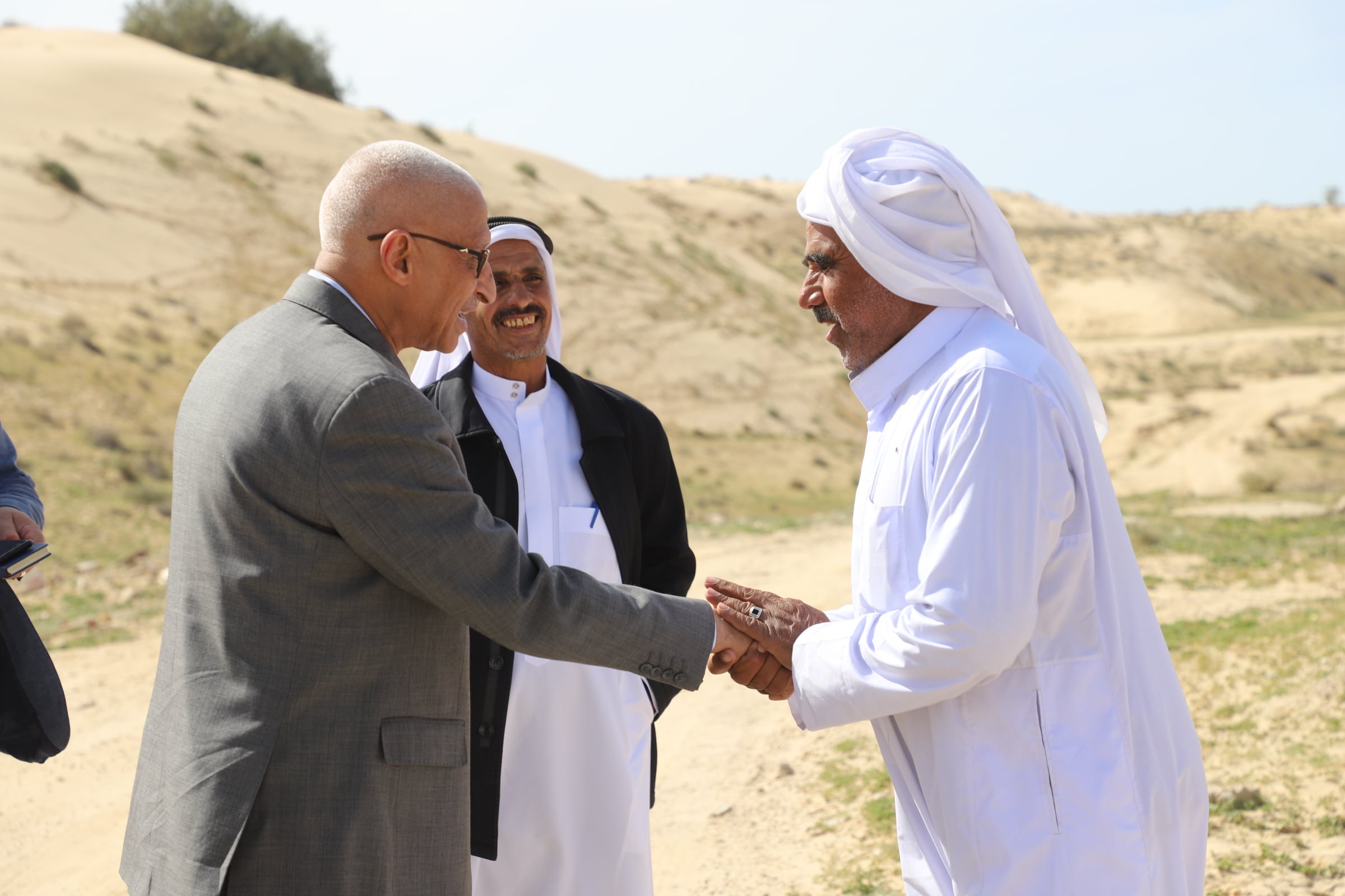 ترحيب من المشايخ 