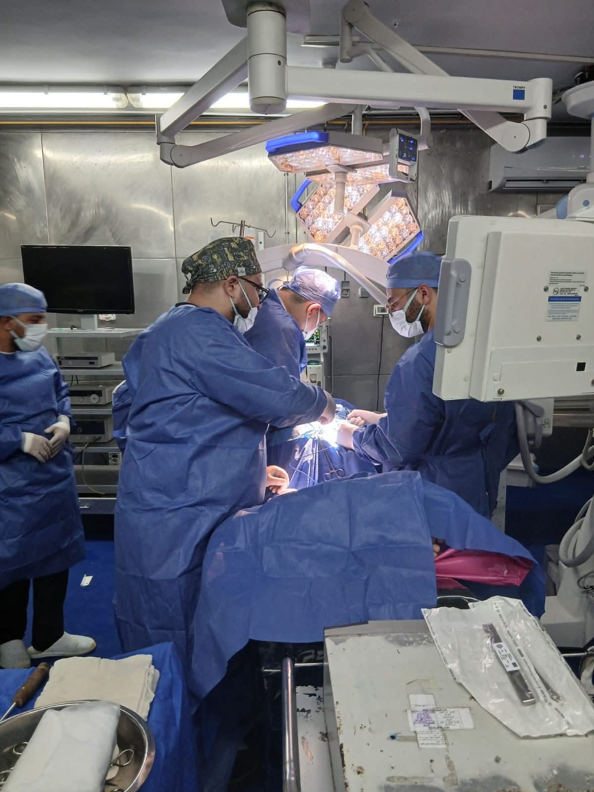 اجراء الجراحة