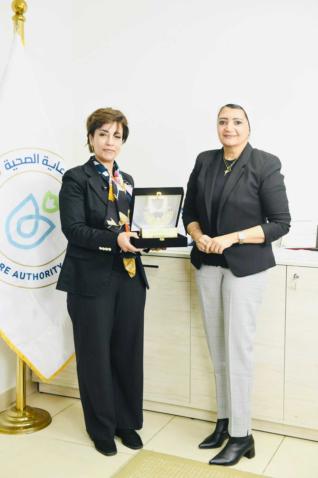 الدكتورة نهى الصناديدي  والكاتبة الصحفية همت سلامة