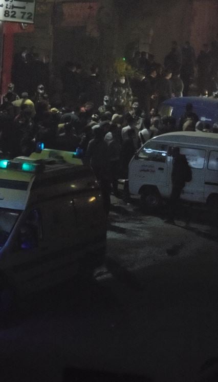 حريق هائل داخل مصنع ملابس