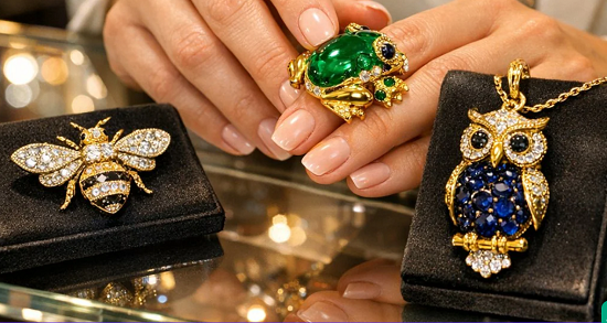 رموز الحيوانات في المجوهرات