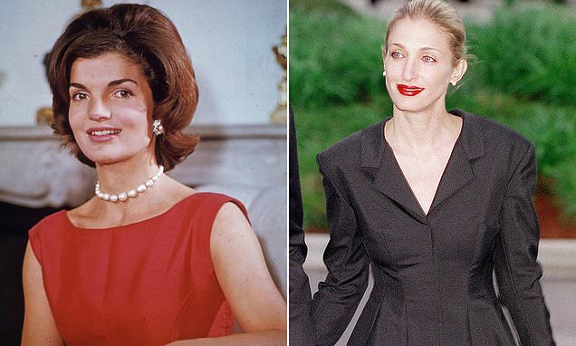 جاكي كينيدي و كارولين بيسيت