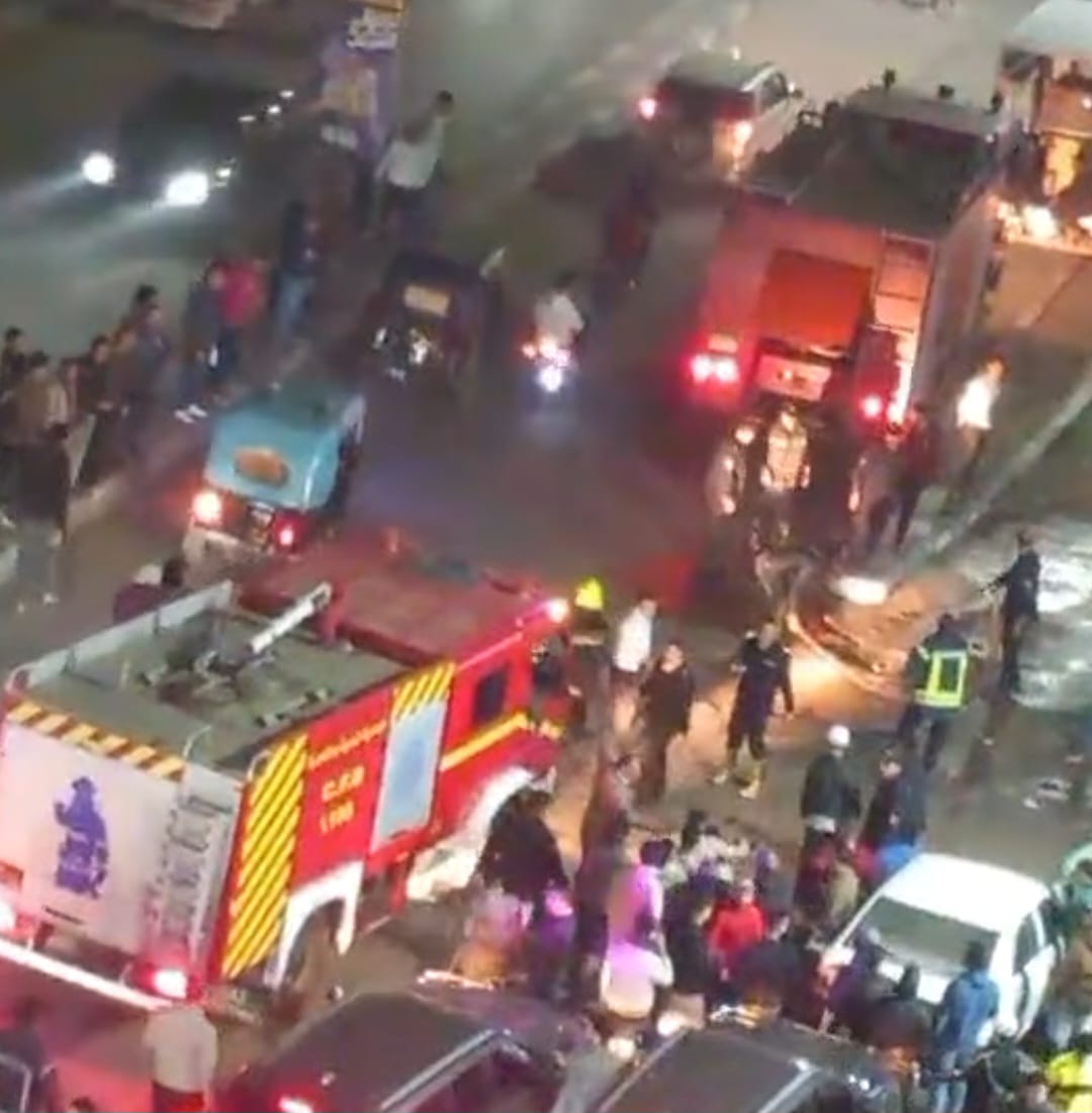 حريق مخزن ومصنع الزيتون (7)