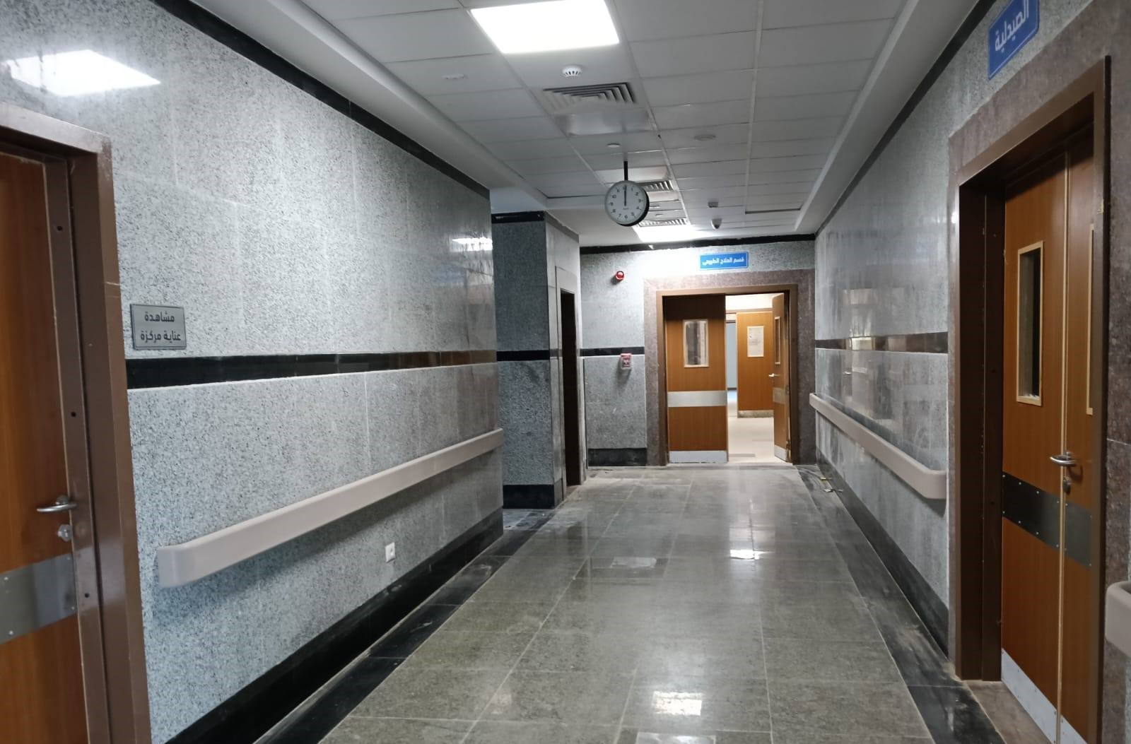 اللمسات النهائية بالمشروع