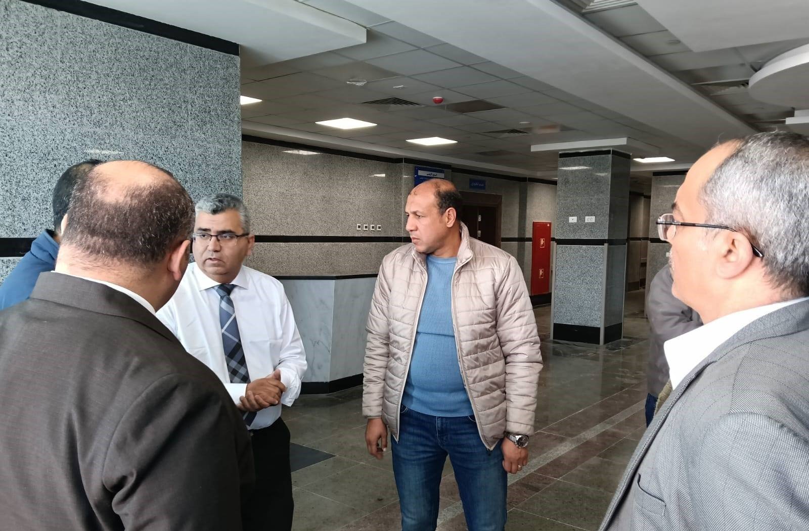 جانب من الجولة التفقدية بالمستشفى