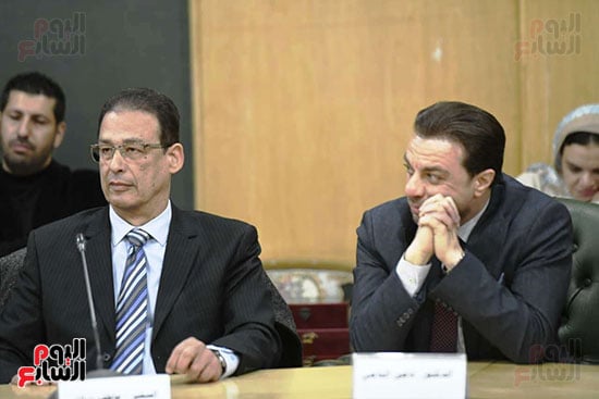 ندوة مسلسل صحاب الأرض بنقابة الصحفيين (13)