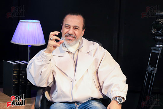 إيهاب فهمي في جولة باليوم السابع 