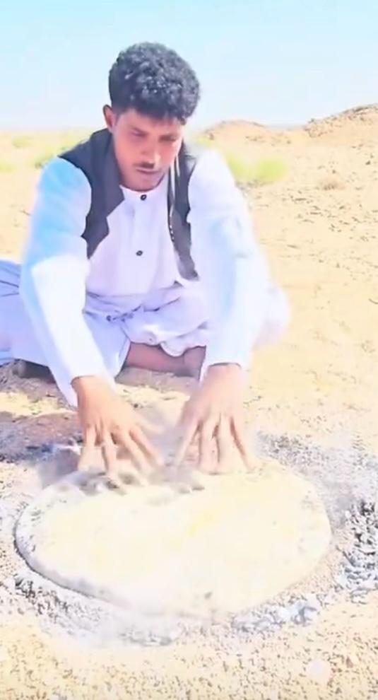 تجهيز خبز الجابورى