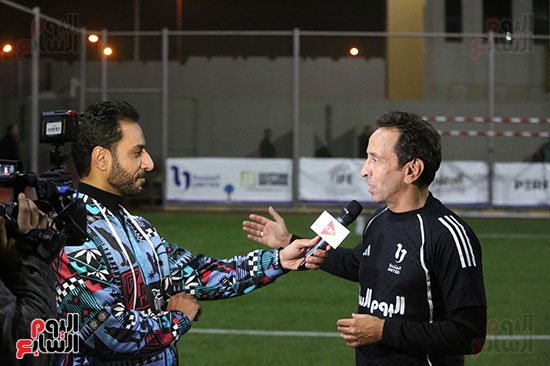 وليد ماهر في لقاء تلفزيوني وليد ماهر في لقاء تلفزيوني