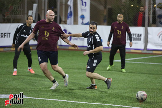 جانب من المباراة جانب من المباراة