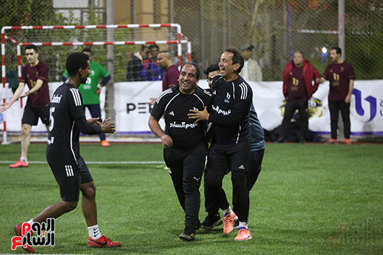 فرحة لاعبي اليوم السابع بهدف مراد فرحة لاعبي اليوم السابع بهدف مراد