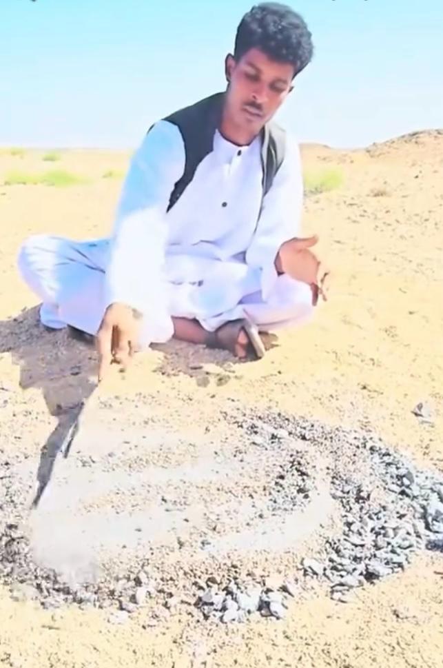 خبز الجابورى فى الصحراء الشرقية 