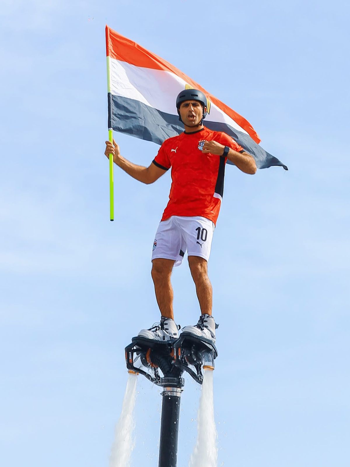 الاحتفال بمنتخب مصر 