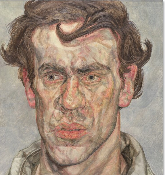 لوحة الفنان لوسيان فرويد لوحة الفنان لوسيان فرويد